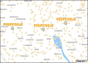 map of (( Podprisoje ))