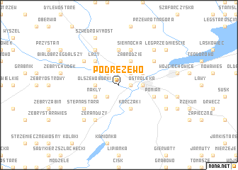 map of Podreżewo