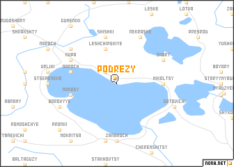 map of Podrezy