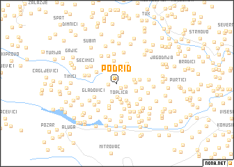 map of Podrid