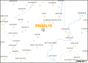 map of Podsel\