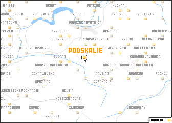 map of Podskalie