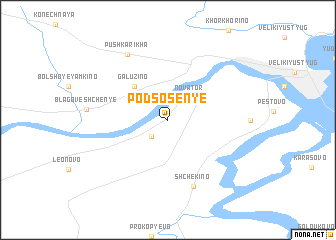 map of Podsosen\