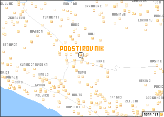 map of Podstirovnik