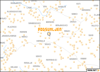map of Podsumljen
