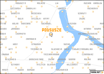 map of Podsusze