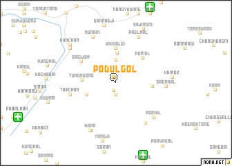 map of Pŏdŭlgol