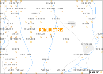 map of Podu Pietriş