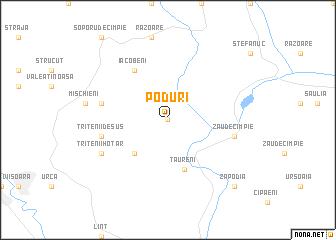map of Poduri