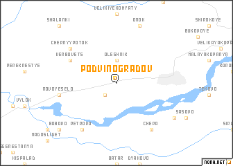 map of Podvinogradov