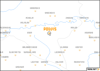 map of Podvis