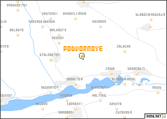 map of Podvornoye