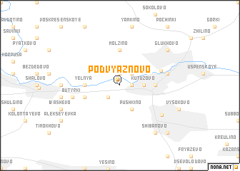 map of Podvyaznovo