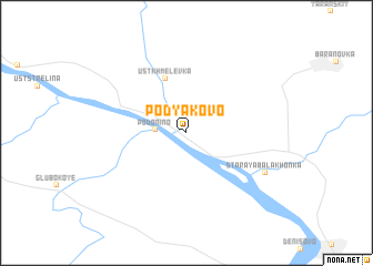 map of Pod”yakovo