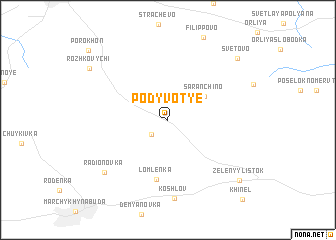 map of Podyvot\