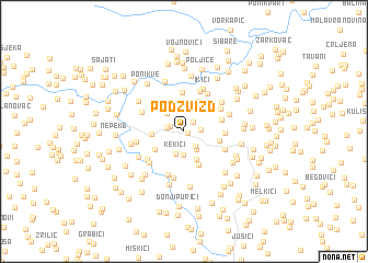 map of Podzvizd