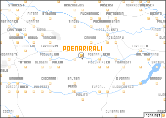 map of Poenari-Rali