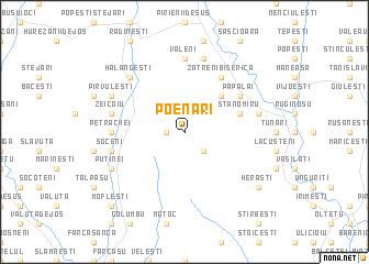 map of Poenari