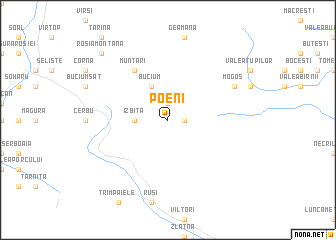 map of Poeni