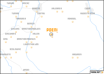 map of Poeni