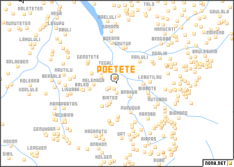 map of Poetete