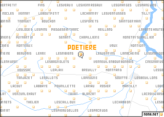 map of Poetière