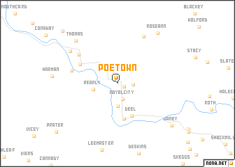 map of Poetown