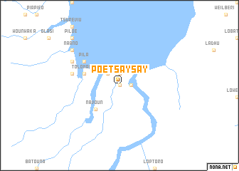 map of Poétsaysay