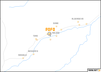 map of Pófo