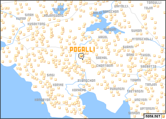 map of Pogal-li