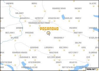 map of Poganowo