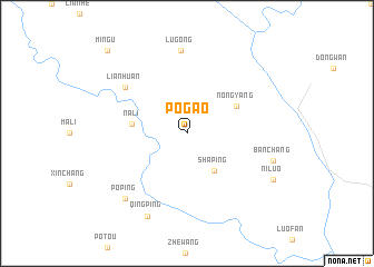map of Pogao