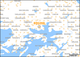 map of P\