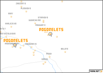 map of Pogorelets