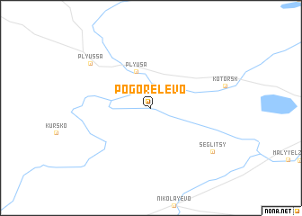 map of Pogorelevo