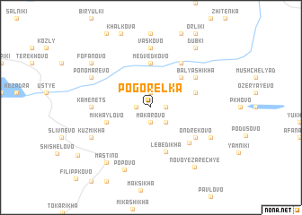 map of Pogorelka