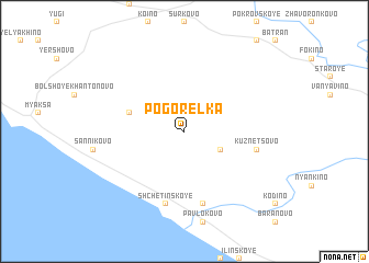 map of Pogorelka