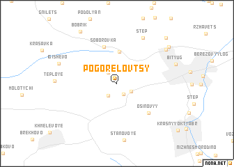 map of Pogorelovtsy