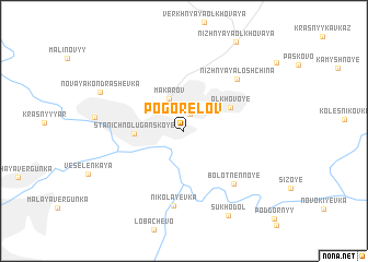 map of Pogorelov