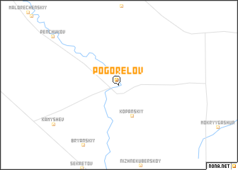 map of Pogorelov