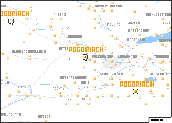 map of Pogöriach