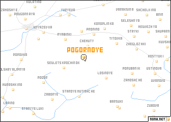 map of Pogornoye