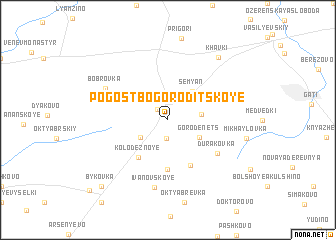 map of Pogost Bogoroditskoye