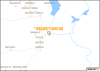 map of Pogostishche