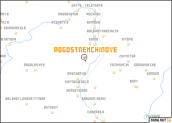 map of Pogost Nemchinoye