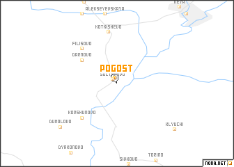 map of Pogost