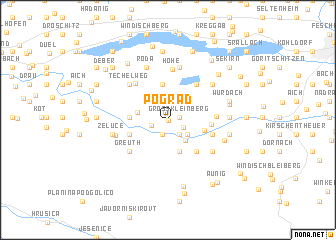 map of Pograd