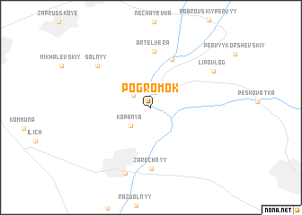 map of Pogromok