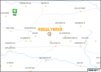 map of Pogulyanka