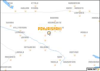 map of Pohjaismäki